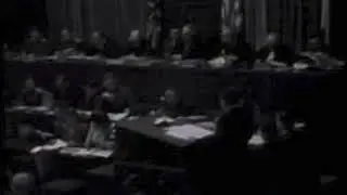 Nuremberg Trial Day 64 (1946) M.Y. Raginsky German Crimes Culture (AM)