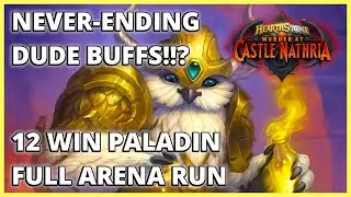 Can We Buff Our Hero Power Endlessly!!? | 12 Win Paladin Full Arena Run | Castle Nathria