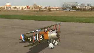 Sopwith F-1 Camel - Flying the Iconic WWI Fighter! @RCFlightX