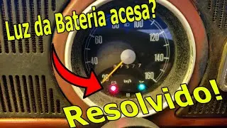 FUSCA  TROCA do Regulador de Tensão do fusca Resolvido  Luz da Bateria acesa - Alternador