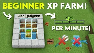 Minecraft NEW XP Farm in Bedrock Edition 1.21 (MCPE/Xbox/PS4/Nintendo Switch/Windows10)