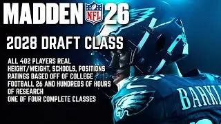 Madden NFL 26 - Драфт-класс 2028 УЖЕ ДОСТУПЕН!!!