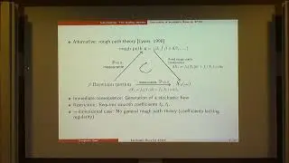 SRQ | Prof. Benjamin Gess | Generation of random dynamical systems for SPDE with nonlinear noise.