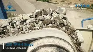250 TPH 4 Stage Crushing Screening & Washing Plant