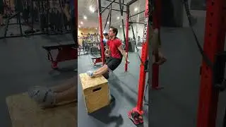 Cross Pull   Rings   Feet supported