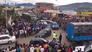 Reba uko byari byifashe i  Muhanga, nyuma yuko APR FC itsindiweyo na AS Muhanga