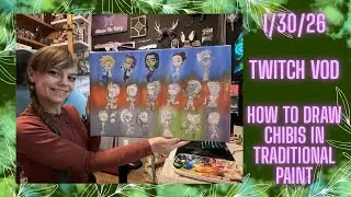How To Draw Chibis In Traditional Paint