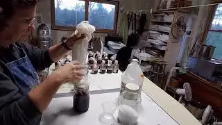 Dyeing Devore Silk Scarves
