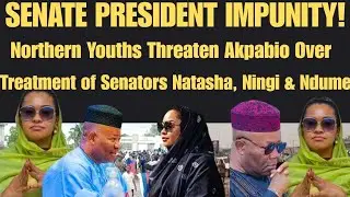 SENATE IMPUNITY! Northern Youths Threaten Akpabio Over Treatment of Senators Natasha, & Ndume