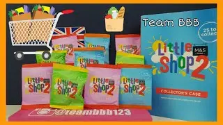 LITTLE SHOP 2 PART 2! Mini Collectible Food. Collectors Case Blind bags m&s Marks and Spencers
