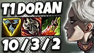 T1 Doran Camille vs Renekton [ TOP ] Patch 25.3 Korea Grandmaster ✅