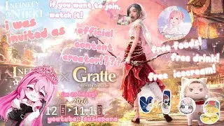 vlog | i was invited to infinity nikki x gratte event as official content creator!!!