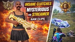 Insane Clutches || MYSTERIOUS vs STREAMERS+RAW Clips