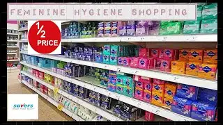 COME SHOPPING FOR FEMININE HYGIENE TOILETRIES AT SAVERS | SHOPPING HAUL JULY 2020 UK HALF PRICE