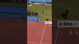 High jump 2.32m #olympicsport indian athletes #viral #subscribe