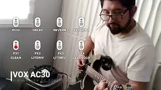 Pod HD Desktop + FBV MKVII  - vox ac30 - como lo uso