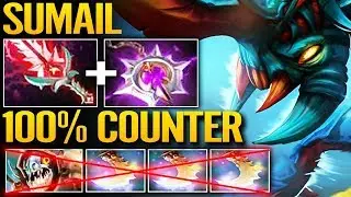 Sumail Weaver 1000% Counter Build - Bloodthorn & Nullifier IMBA Counter Meta Dota