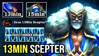 EPIC Pro Zeus 13Min Scepter Global Nimbus Deleted Enemy with Crazy Magic Burst Vs Doom & WR DotA 2