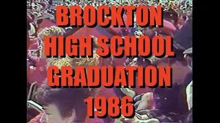 Brockton High School Graduation 1986