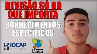 CONHECIMENTOS ESPECÍFICOS IASES: QUESTÕES COMENTADAS + REVISÃO
