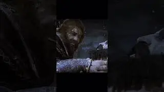 Kratos punches Thor #gow #ragnarok #kratos #thor