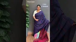 Ep 1739 | Soft Pure Cotton Sarees Only @ 1150/- Cloud Dzigns |