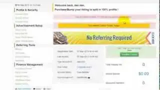 AdHitProfits   How to set up a New Account
