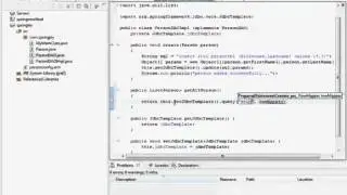 Spring DAO using JdbcTemplate part 3