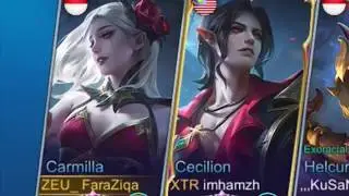 Carmilla x Cecillion || Somebody to you❤️ll Mobile Legends