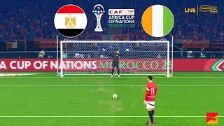 &Eacute;GYPTE - C&Ocirc;TE D'IVOIRE - Quart de finale - Tirs au but | Coupe d'Afrique des Nations de la CAF | PES