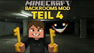 Der Smiler in der Tiefgarage! 🚗 | Minecraft Backrooms Mod #4
