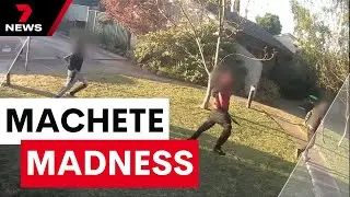 A DoorDash driver left bleeding, now police are hunting machete wielding thugs | 7NEWS
