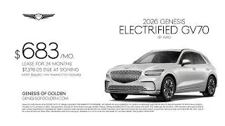 Genesis Electrified GV70 01/08/2026 6732854