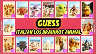 Guess Italian Los Brainrot Animal: Los copybaritos dicen cocosini, Los Tatat&hellip;#quizgame #losbrainrot 