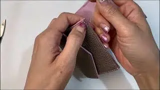 Tri-fold wallet / DIY Leather Craft Tutorial