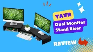 Dual Monitor Stand Riser Office Desktop Organizer Stands Review