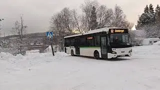 Din Tur buss & X62 Norrt&aring;g i H&auml;rn&ouml;sand