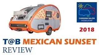 Прицеп-капля T@B Mexican Sunset. Caravan Salon D&uuml;sseldorf 2018