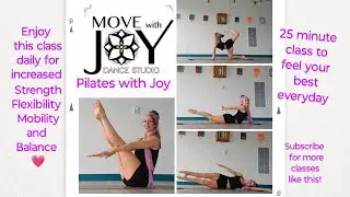 Pilates with Joy - 25 minute workout to feel your best everyday #pilates #pilateswithjoy #25minutes