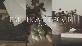 2025 FALL DECOR HAUL + styling ideas