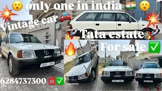 Only one in India 🇮🇳 tata estate showroom condition vintage car 🚘 1996 model brand new condition 😮