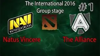 NaVi vs Alliance The International 2016 Group Stage Game 1 [9 min Top Replay] RU