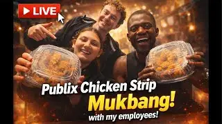 Publix Chicken Strip Mukbang with My Crew 🍗 | LIVE
