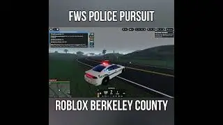 FWS POLICE PURSUIT in Berkeley County #roblox #robloxshorts #berkeleycounty #robloxpolice