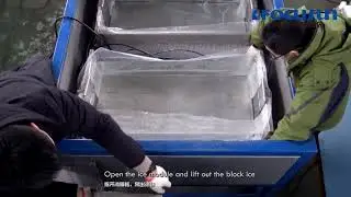 FOCUSUN fabricadora de hielo transparente en bloques