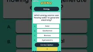 Energy Essentials: Interactive Science Quiz for Elementary Students | Explore & Learn! #shorts