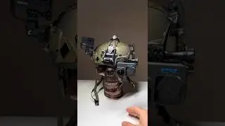 My new Helmet setup for Airsoft