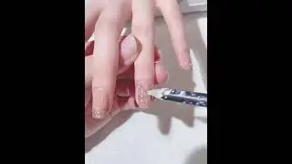 19 Cool and translucent manicure ✨#FlashingManicure #blingblingManicure#bright manicure