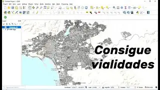 Consigue Traza Vial en Shape para cualquier ciudad del pa&iacute;s y trab&aacute;jala en QGIS