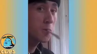 Flipping a Joint with his Mouth | High People Doing Things Clips